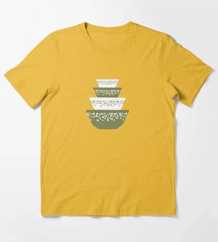 Pyrex Crazy Daisy T-Shirt Yellow