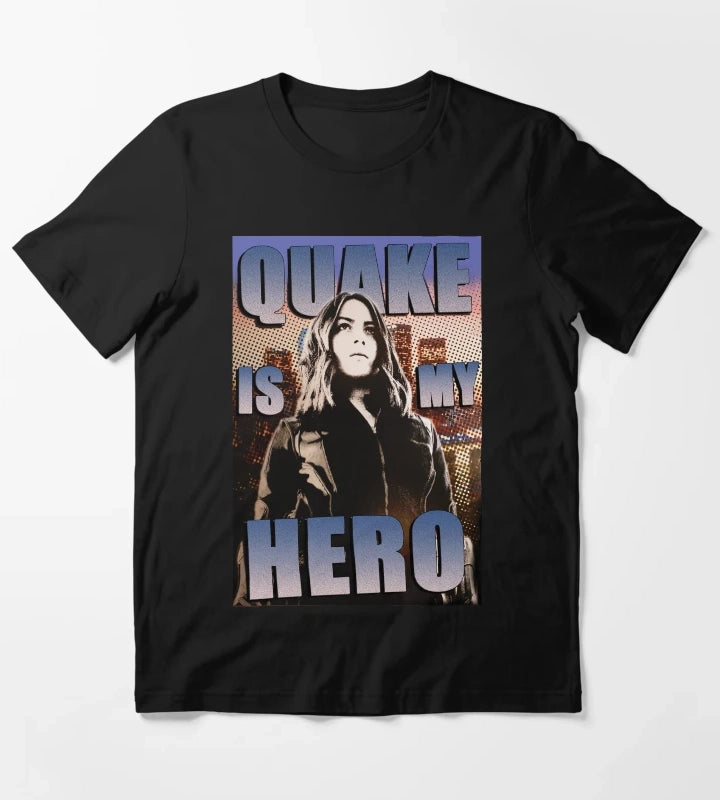 Quake Is My Hero Poster T-Shirt