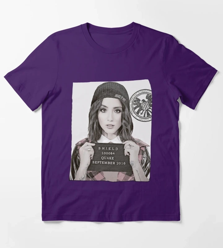 Quake Mug Shot T-Shirt Purple