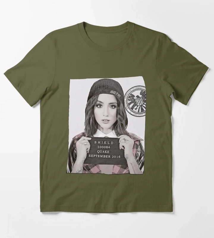 Quake Mug Shot T-Shirt Olive Green