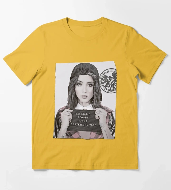 Quake Mug Shot T-Shirt Yellow