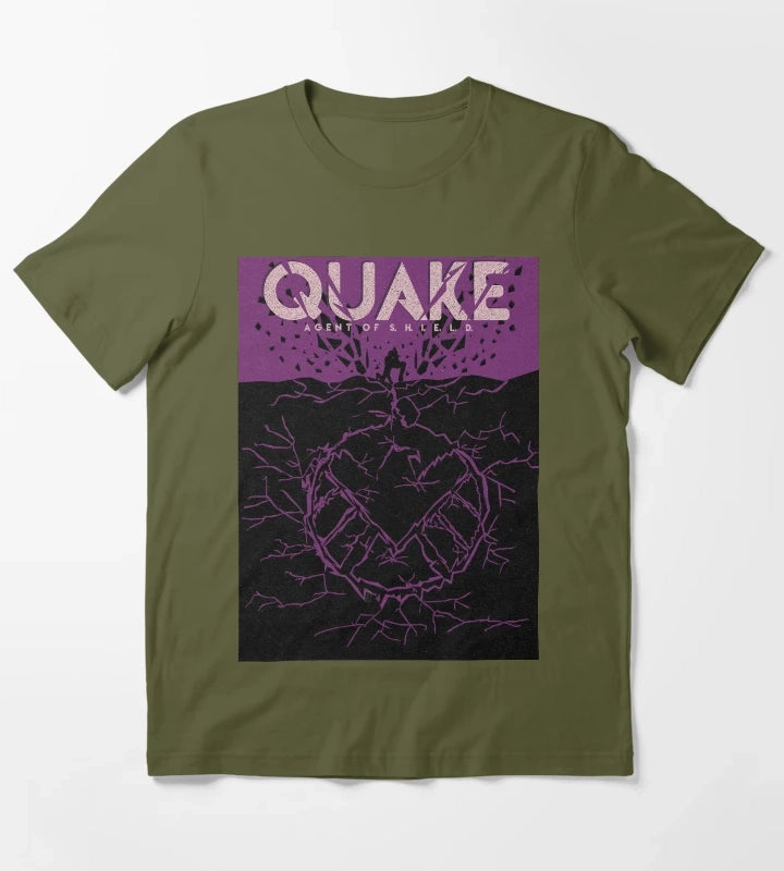 Quake T-Shirt Olive Green