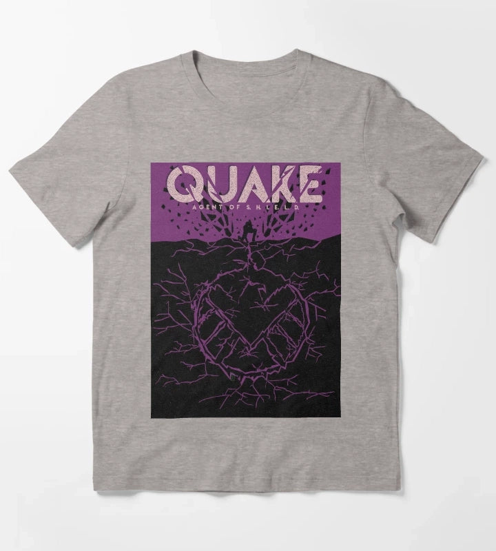 Quake T-Shirt Heather Grey
