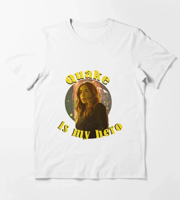 Quake is my hero T-Shirt White