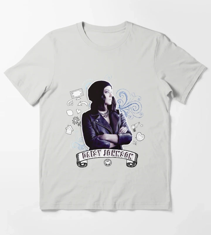 Quaking Doodle T-Shirt Light Grey
