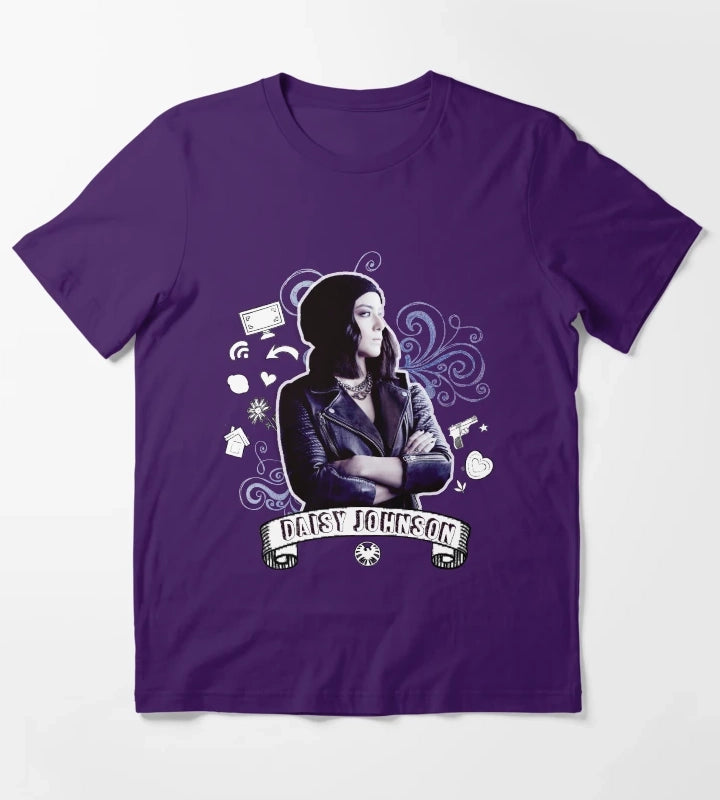 Quaking Doodle T-Shirt Purple