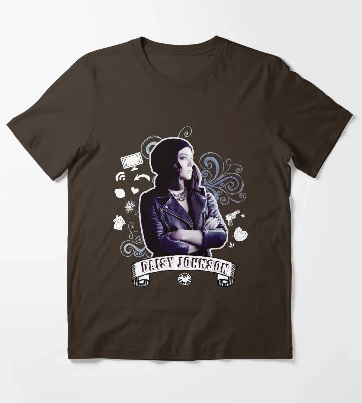 Quaking Doodle T-Shirt Brown