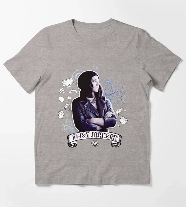Quaking Doodle T-Shirt Heather Grey
