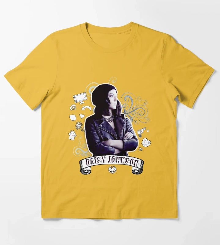 Quaking Doodle T-Shirt Yellow