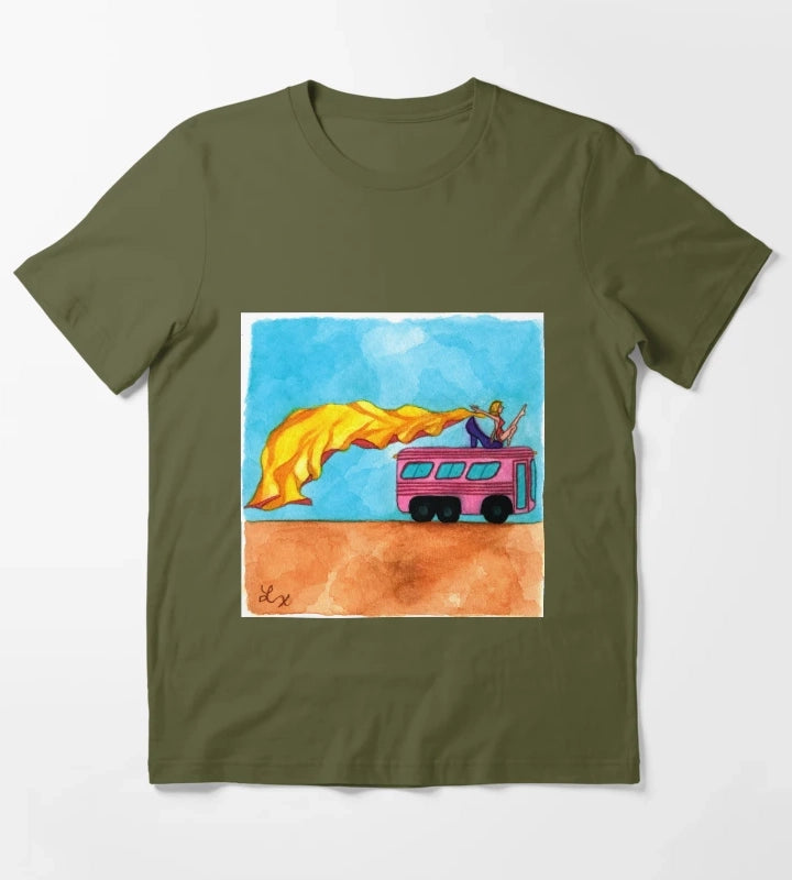 Queen of the Desert T-Shirt Olive Green