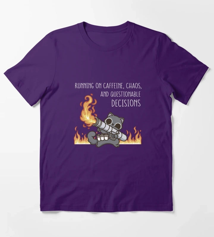 Questionable decisions T-Shirt Purple