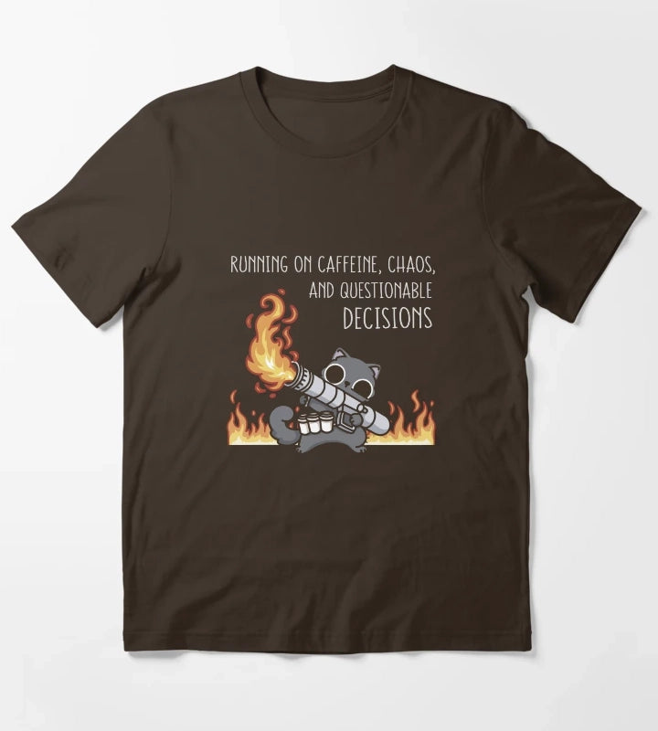Questionable decisions T-Shirt Brown