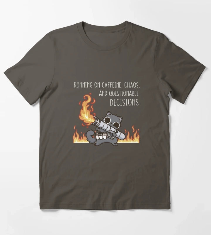 Questionable decisions T-Shirt Dark Grey