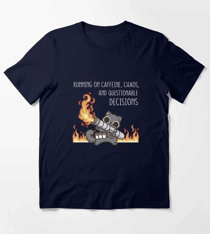 Questionable decisions T-Shirt Navy