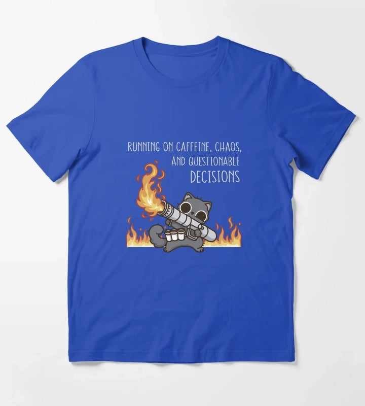 Questionable decisions T-Shirt Blue