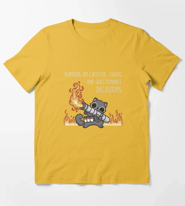 Questionable decisions T-Shirt Yellow