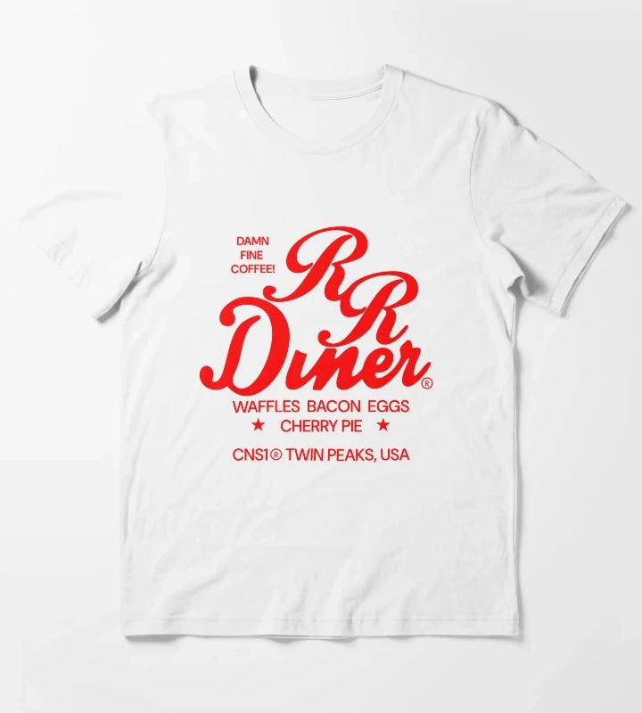 RR Diner TwinPeaks T-Shirt White