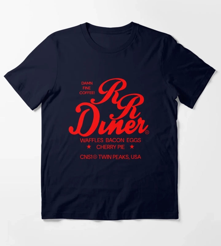 RR Diner TwinPeaks T-Shirt Navy