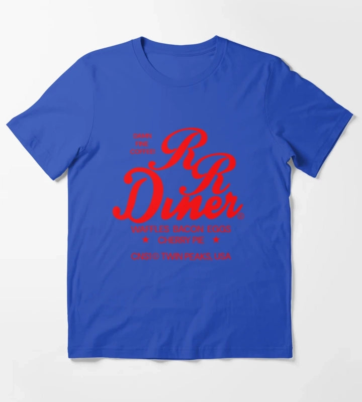 RR Diner TwinPeaks T-Shirt Blue