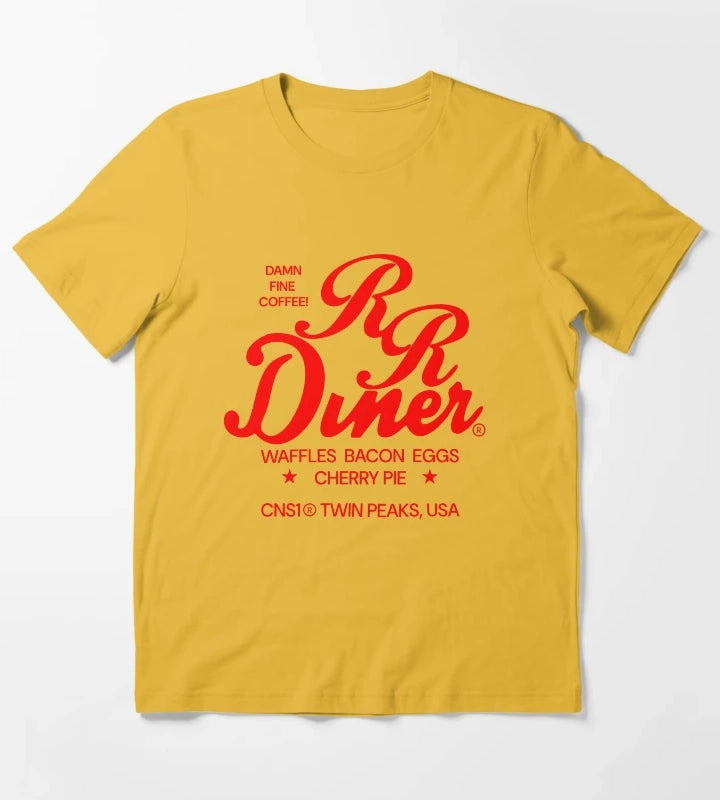 RR Diner TwinPeaks T-Shirt Yellow