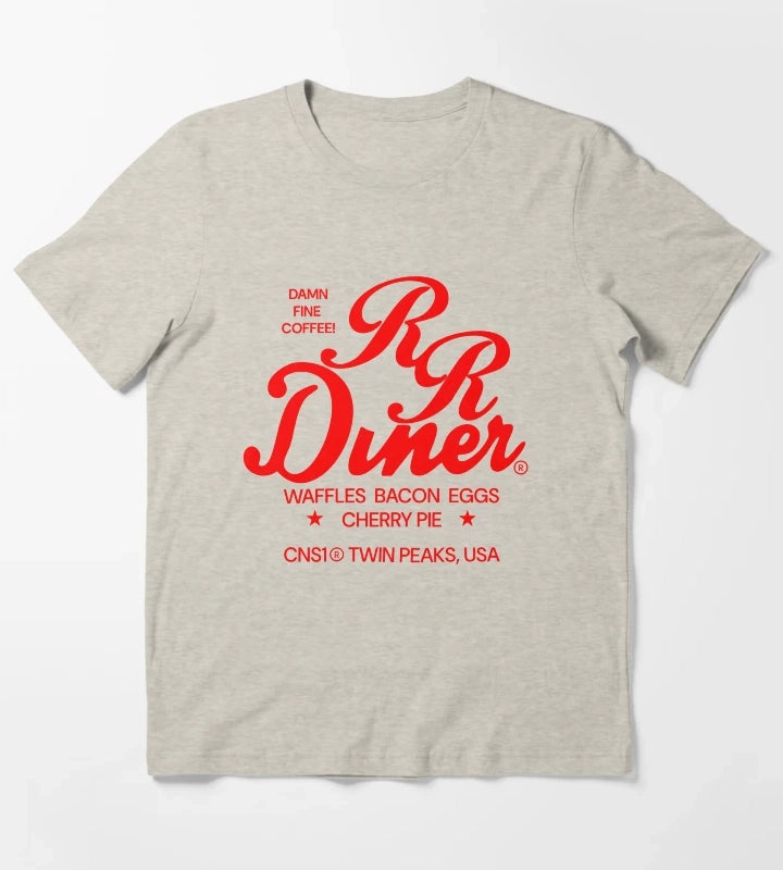 RR Diner TwinPeaks T-Shirt Cream