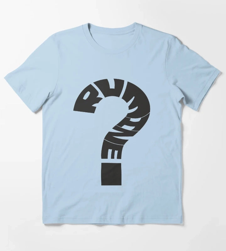 R U MINE BABY T-Shirt Sky Blue