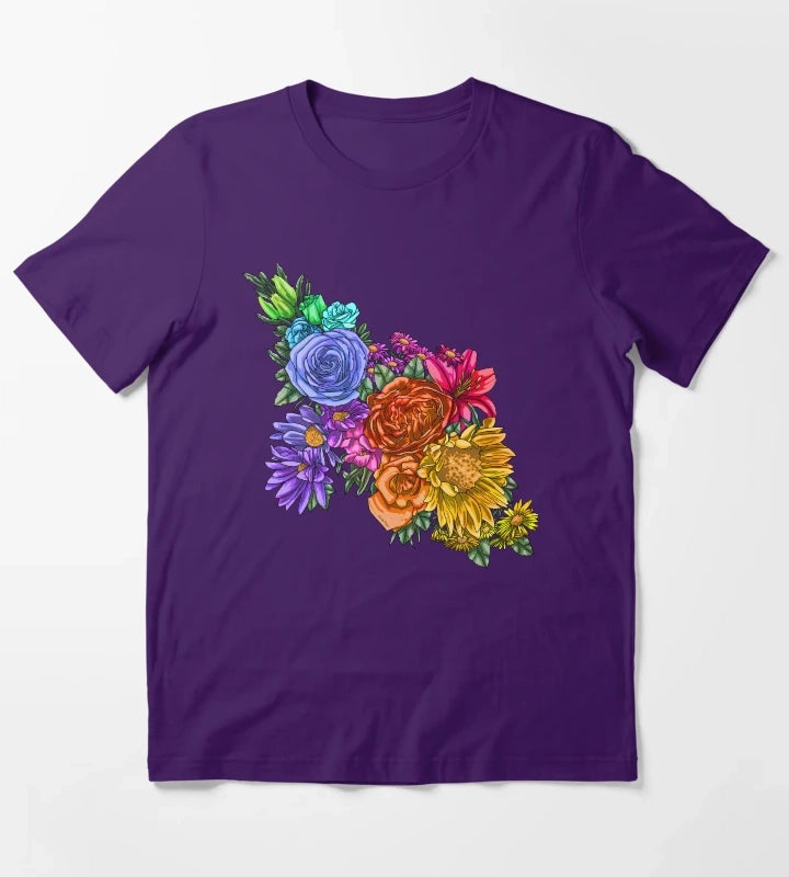 Rainbow Blooming 2023 T-Shirt Purple