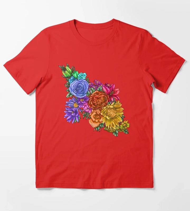 Rainbow Blooming 2023 T-Shirt Red
