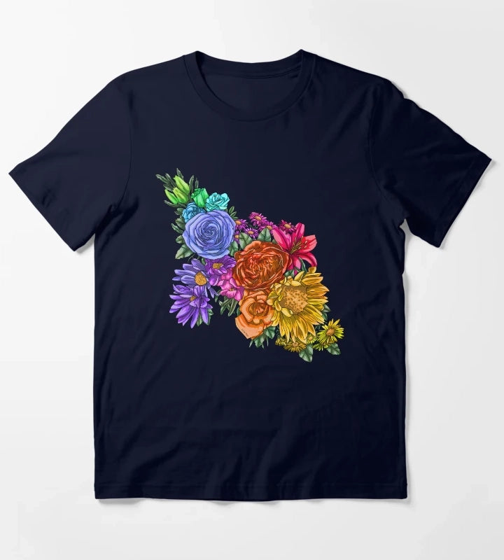 Rainbow Blooming 2023 T-Shirt Navy