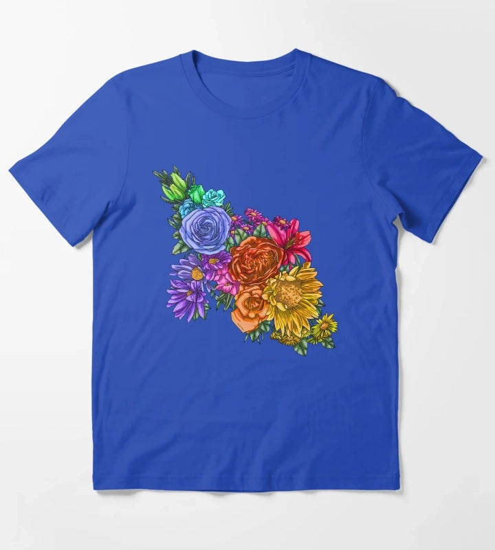 Rainbow Blooming 2023 T-Shirt Blue