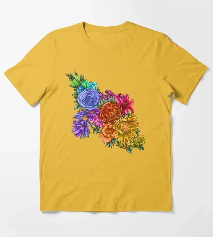 Rainbow Blooming 2023 T-Shirt Yellow