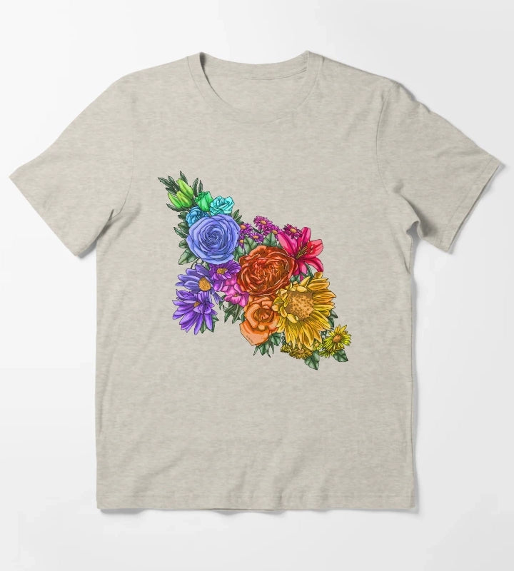 Rainbow Blooming 2023 T-Shirt Cream
