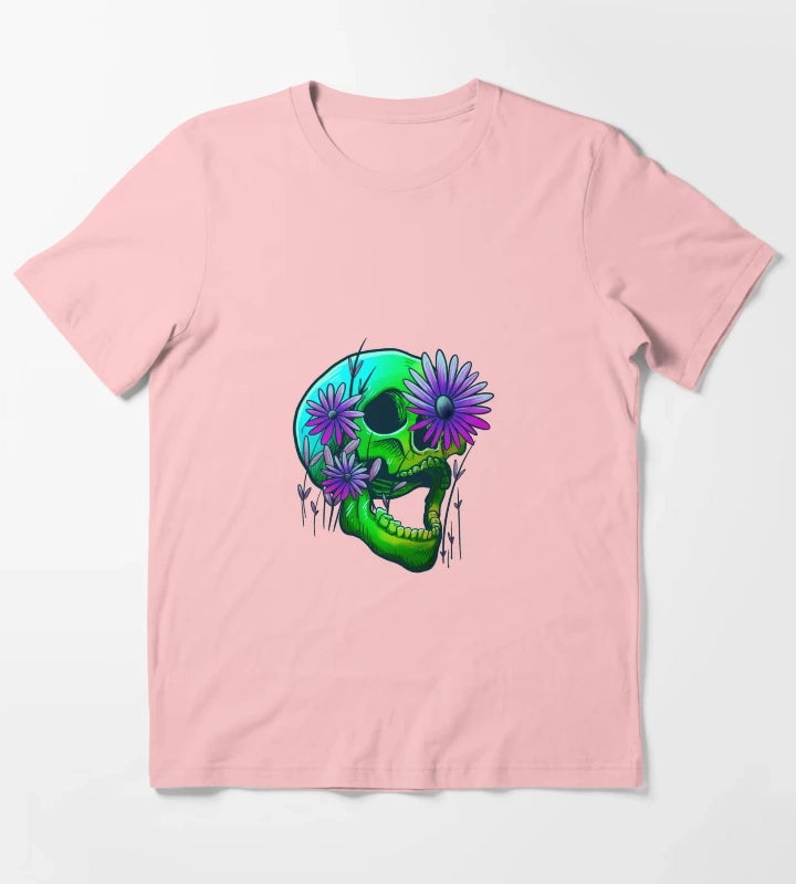 Rainbow Skull T-Shirt Dark Grey