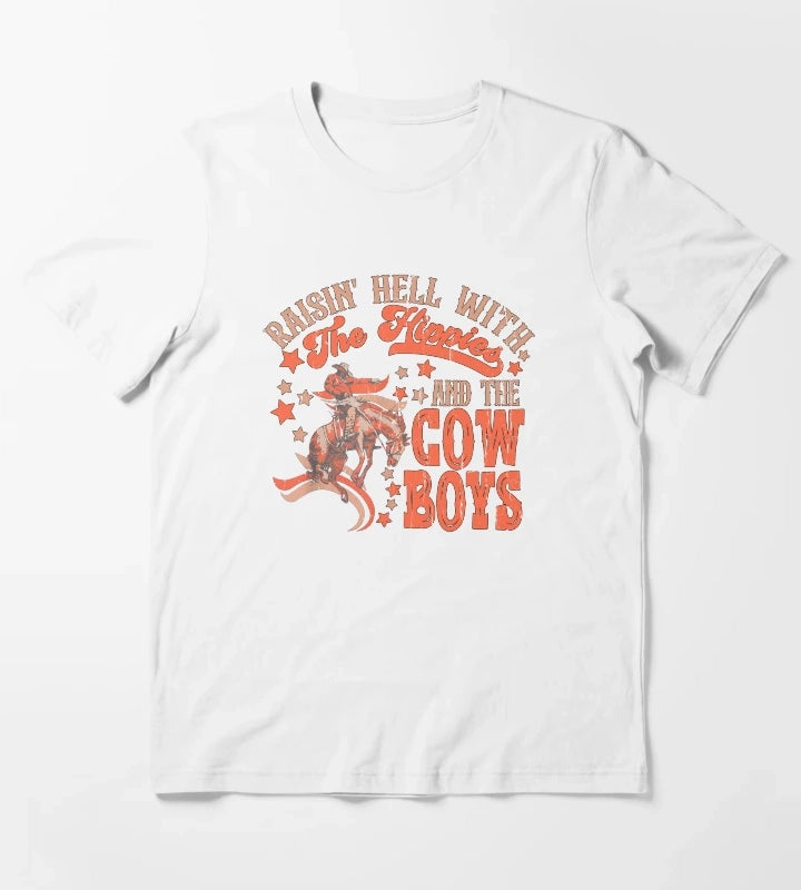 Raising Hell Since Birth T-Shirt White