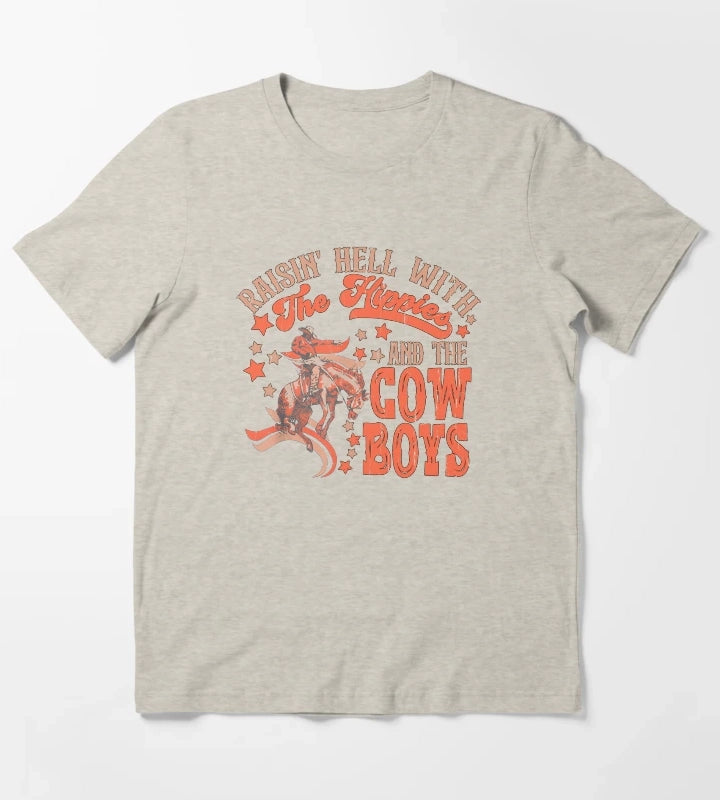 Raising Hell Since Birth T-Shirt Cream