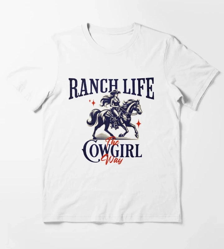 Ranch Life T-Shirt White