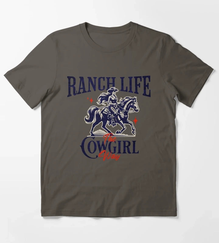 Ranch Life T-Shirt Dark Grey