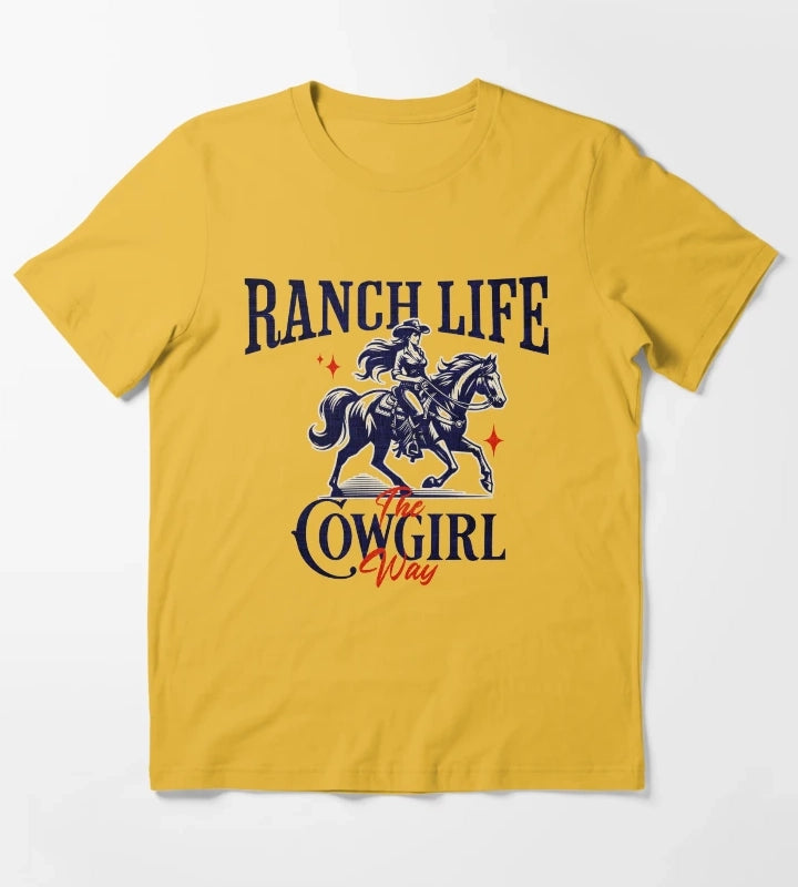 Ranch Life T-Shirt Yellow