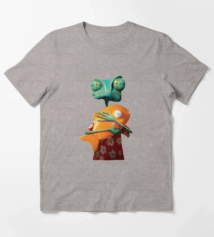 Rango The Movie HIGH QUALITY T-Shirt Heather Grey