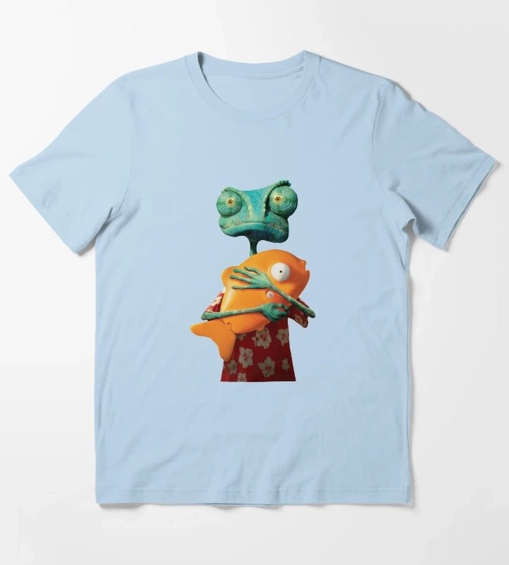 Rango The Movie HIGH QUALITY T-Shirt Sky Blue