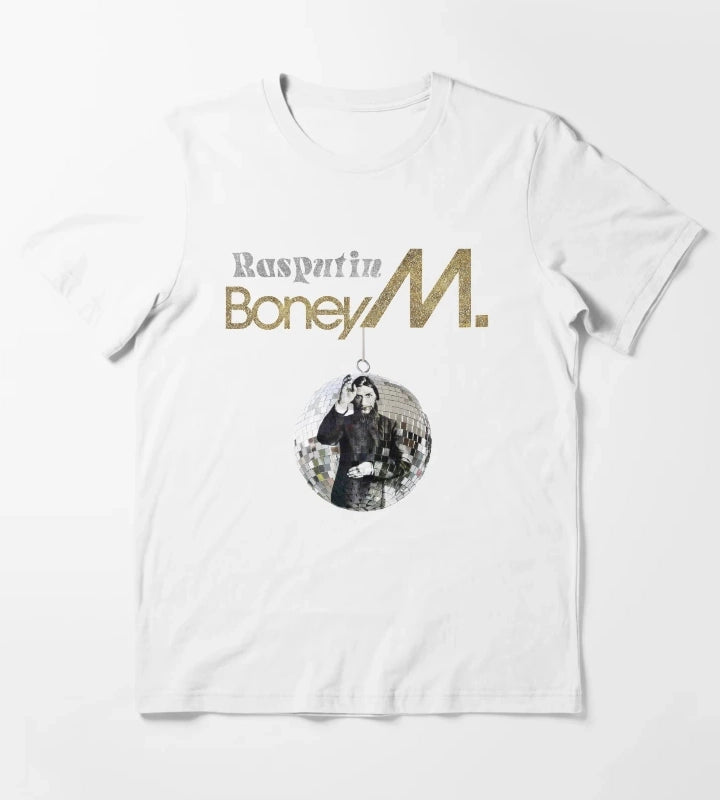 Rasputin Boney M T-Shirt White