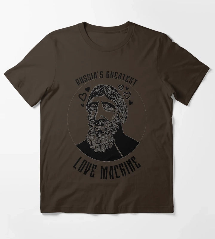 Rasputin Russias Greatest Love Machine T-Shirt Brown