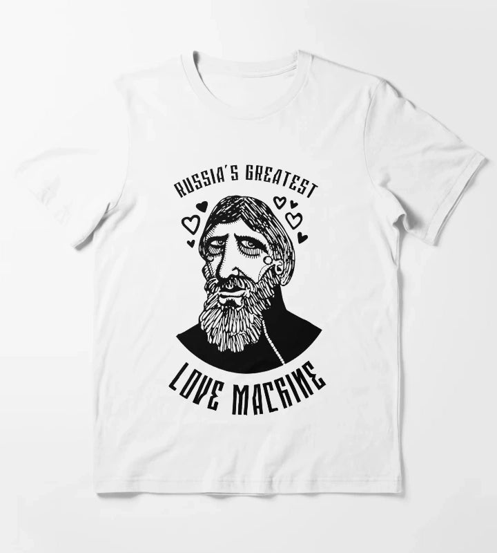 Rasputin Russias Greatest Love Machine T-Shirt White