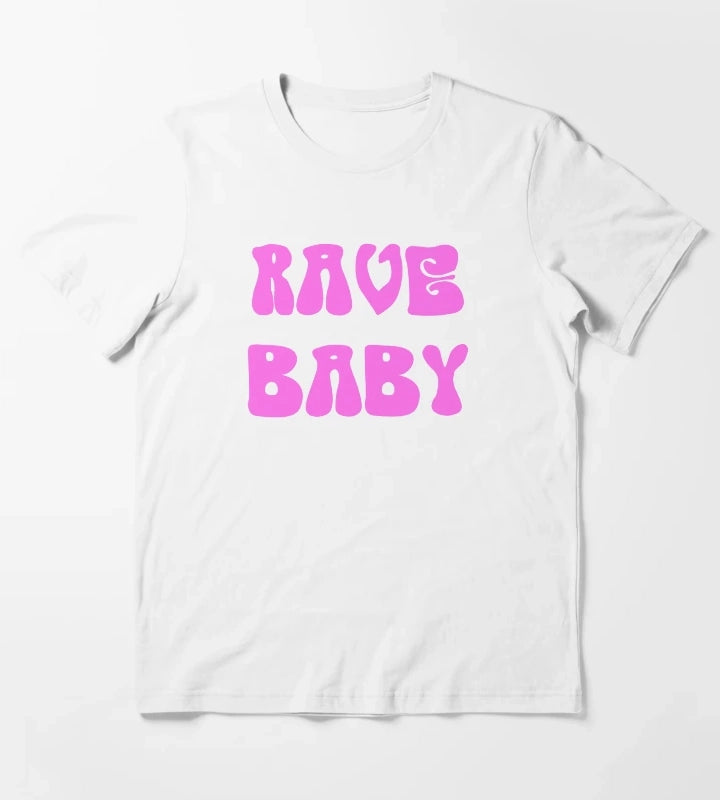 Rave Baby T-Shirt White