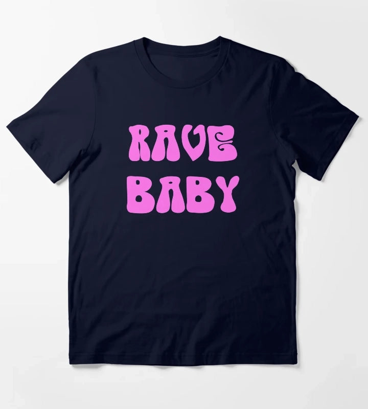 Rave Baby T-Shirt Navy