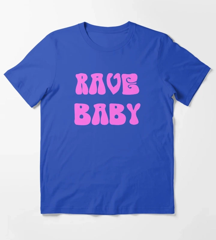 Rave Baby T-Shirt Blue