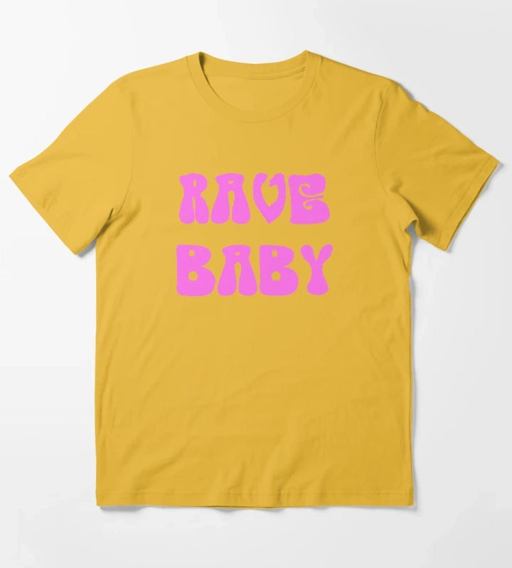 Rave Baby T-Shirt Yellow