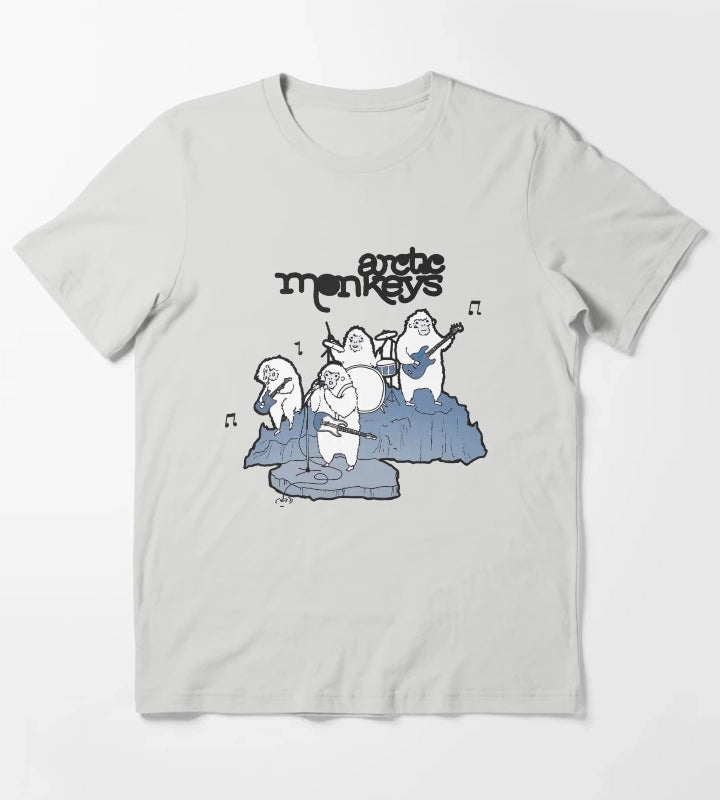 Real Arctic Monkeys T-Shirt Light Grey