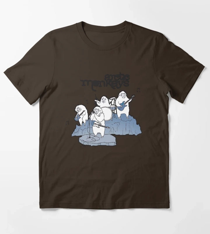 Real Arctic Monkeys T-Shirt Brown