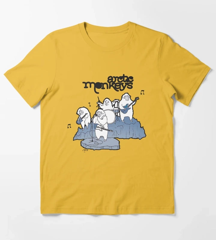 Real Arctic Monkeys T-Shirt Yellow
